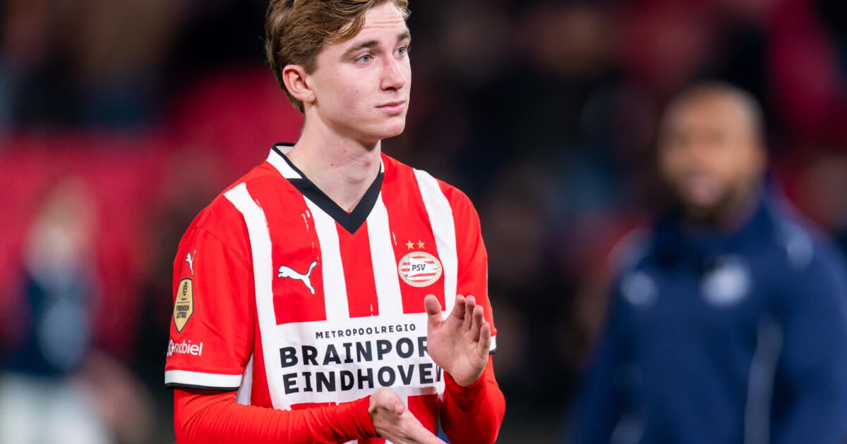 Tygo Land tijdelijk weg bij PSV?