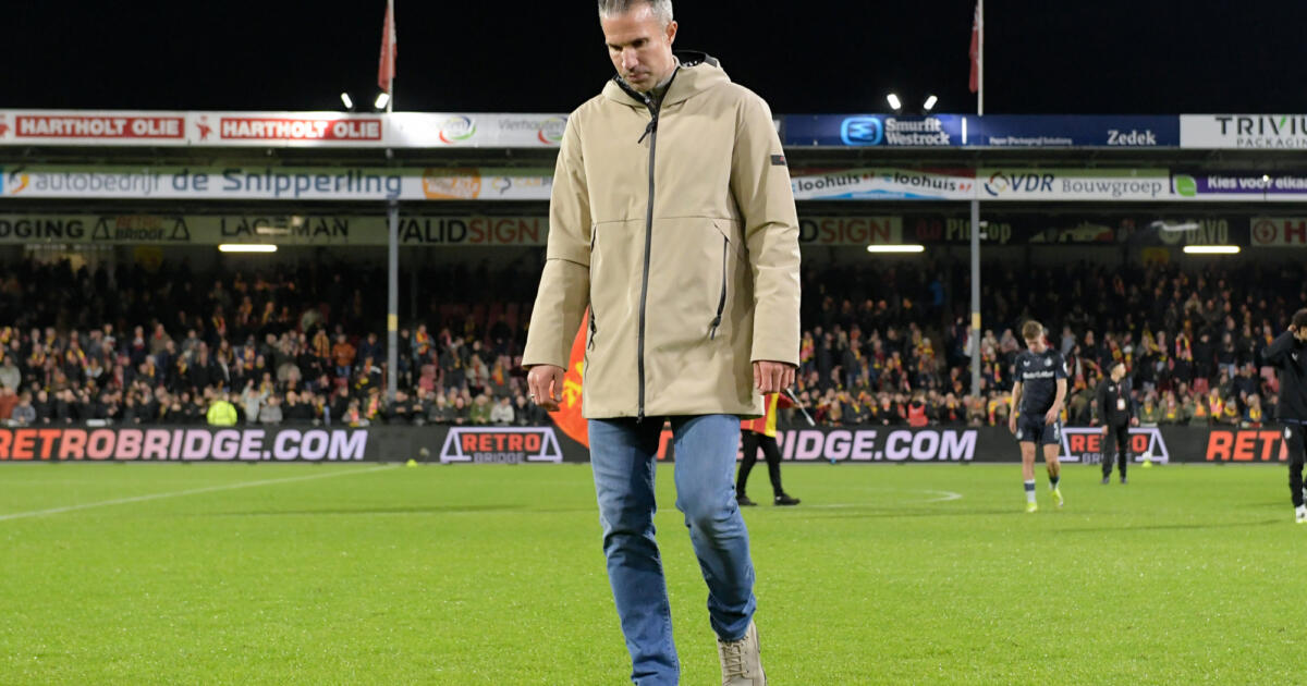 Van Persie onder druk: 
