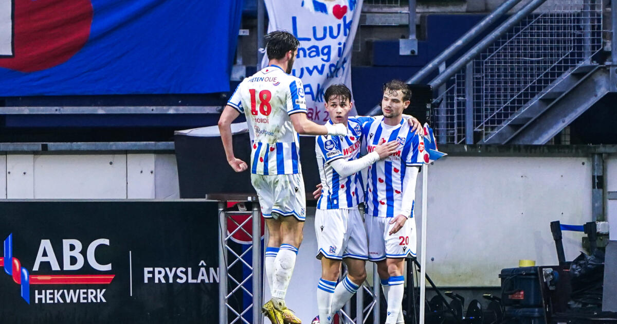 SC Heerenveen maakt het spannend: 