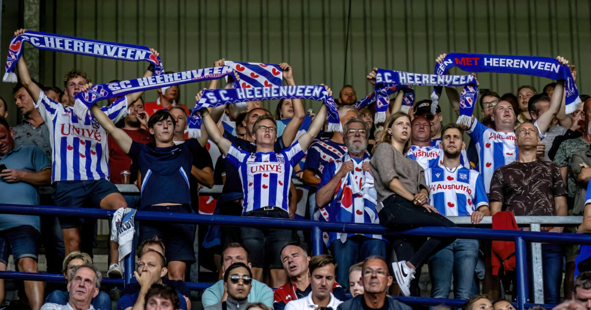 SC Heerenveen-supporters krijgen lof: 