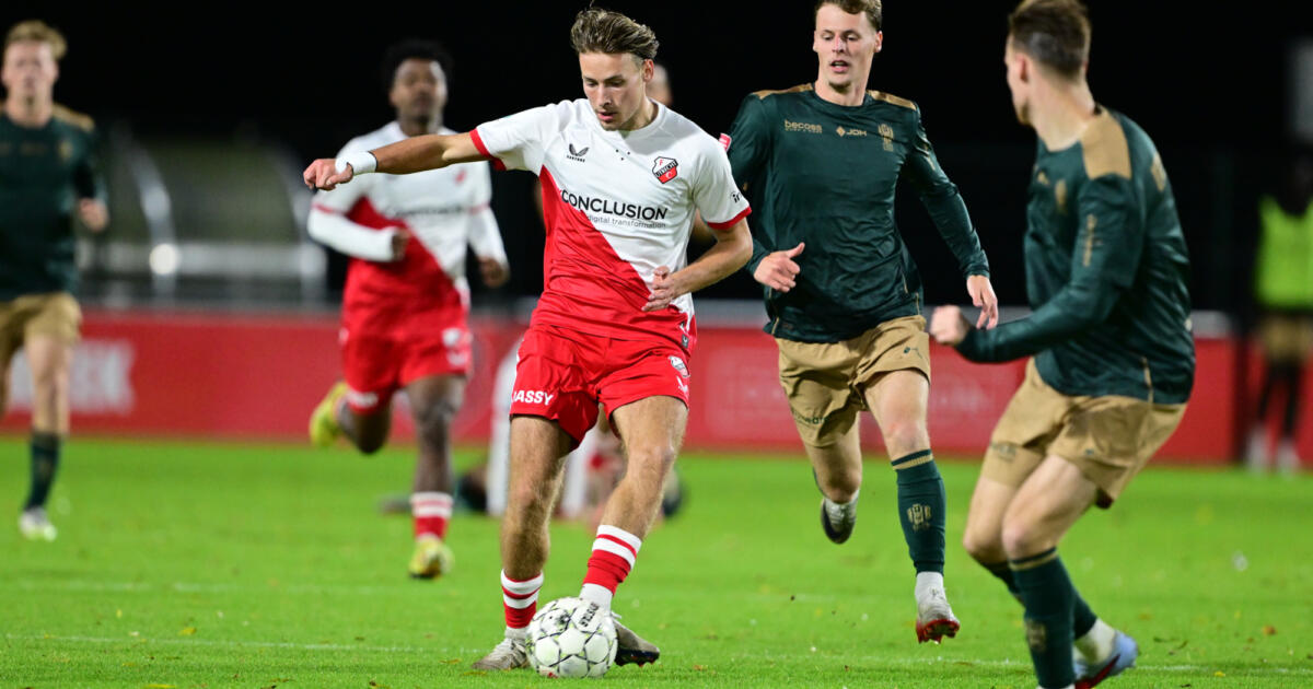 Beloften FC Utrecht speelt in eigen huis gelijk tegen TOP Oss