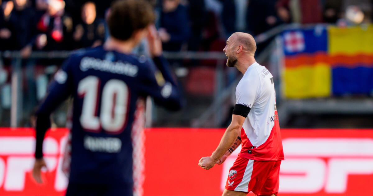 Mike van der Hoorn scoorde tegen PSV: 