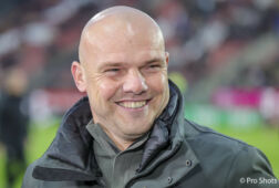 Johnny Jansen lacht
