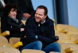 Gerald van den Belt op de tribune