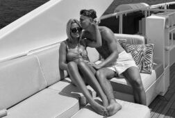 Isa Slot op vakantie met Luc Nieuwenhuijs