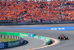 Max Verstappen op Zandvoort