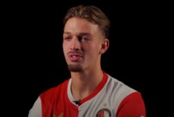 Luciano Valente in het shirt van Feyenoord
