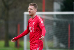 Gijs Smal op het trainingsveld