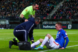 Daan Rots loopt een enkelblessure op