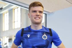 Bjorn Meijer in het shirt van Club Brugge