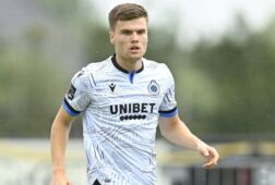 Bjorn Meijer in het shirt van Club Brugge