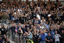 De fans van Club Brugge bij Atlético Madrid
