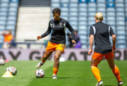 Samantha van Diemen bij Glasgow City