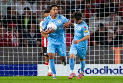 Sayf Ltaif na zijn doelpunt tegen PSV