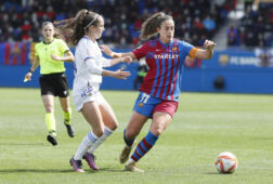 Alexia Putellas FC Barcelona in actie tegen Real Madrid