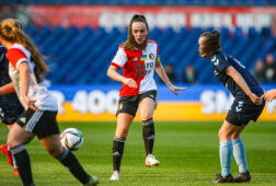 Annouk Boshuizen in De Kuip