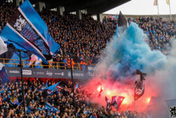 Geweldige sfeer tijdens een thuiswedstrijd van Club tegen Antwerp
