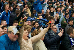Club fans in Jan Breydel Club Brugge Gent