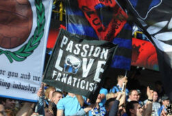 Club fans vlaggen