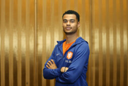 Cody Gakpo in Qatar tijdens het WK