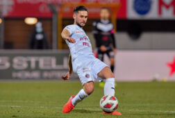Alex Schalk in dienst van Servette