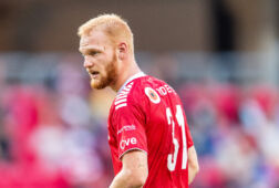 Nils Fröling in het shirt van zijn club Kalmar FF.