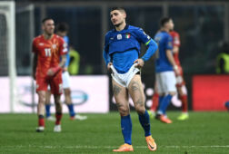 Marco Verratti baalt na het verlies van Italië