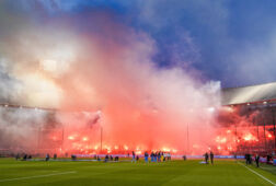 Sfeeractie voorafgaand aan Feyenoord - Marseille