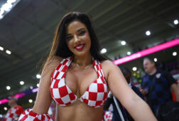De Kroatische fan Ivana