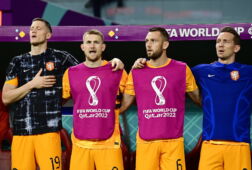 Wout Weghorst, Matthijs de Ligt, Stefan de Vrij en Luuk de Jong