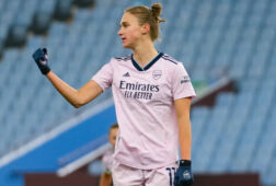 Vivianne Miedema na haar treffer tegen Aston Villa