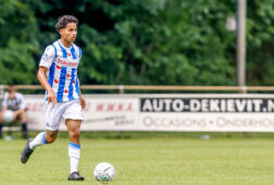 Xavi Woudstra in 2023 bij SC Heerenveen