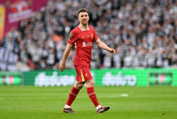 Diogo Jota in het shirt van Liverpool FC