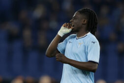 Loum Tchaouna namens Lazio Roma