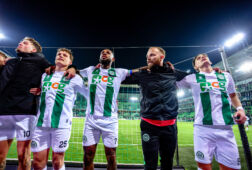 Luciano Valente, Thijs Oosting, Leandro Bacuna, Hidde Jurjus en Brynjolfur Andersen Willumsson