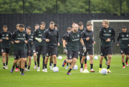 FC Groningen op de training