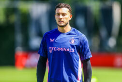 Justin Bijlow op de training