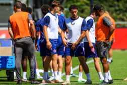 Training Feyenoord in de voorbereiding