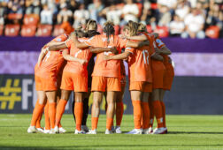 De speelsters van de OranjeLeeuwinnen