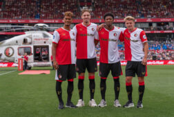 Goncalo Borges, Luciano Valente, Gaoussou Diarra en Sem Steijn