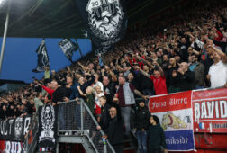 FC Utrecht-supporters in De Galgenwaard
