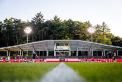 Het nieuwe stadion op PSV Campus De Herdgang