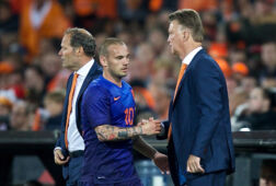 Wesley Sneijder en Louis van Gaal