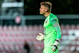 David Jensen in het shirt van FC Utrecht