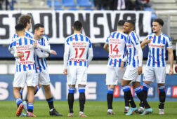 De spelers van SC Heerenveen