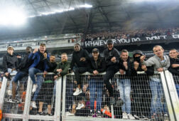 Feyenoord-supporters in Marseille
