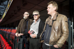 Gerard Meijer met Ronald Giphart en Rob van Scheers