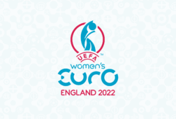 Het logo van het EK 2022 in Engeland