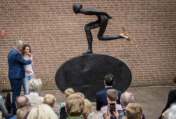 Ireen Wust bij de huldiging