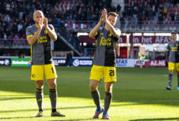 Jens Toornstra na het duel met AZ